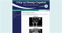 Desktop Screenshot of derrycrystal.glass-engraver.co.uk