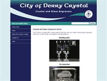 Tablet Screenshot of derrycrystal.glass-engraver.co.uk